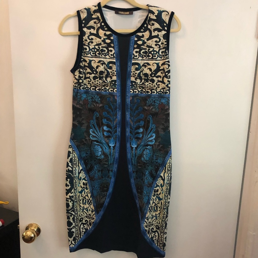 Roberto Cavalli Print Dress Size 46